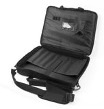 DURAGADGET Black Water Resistant Laptop Briefcase with Detachable Shoulder Strap for Lenovo S400