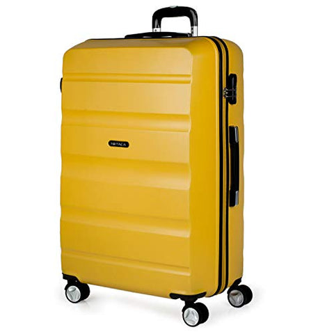 Itaca Elba Suitcase 71 centimeters 92 Yellow (Mostaza)