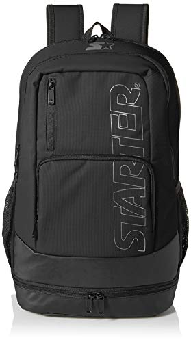 Starter Logo Backpack, Amazon Exclusive, Black, One Size