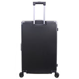 Aluminum Frame Luggage TSA Approved Suitcase Hardside PC Carry On Spinner 20", Black