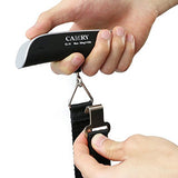Camry 110 Lbs Luggage Scale With Temperature Sensor And Tare Function Gift For Traveler, Silver,