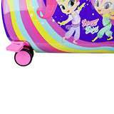 Nickelodeon Shimmer and Shine"Rainbow" - Carry On Luggage" Kids Ride-On Suitcase