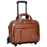 Mckleinusa Damen 80714 R Series Leather Detachable-Wheeled Laptop Case (Brown)