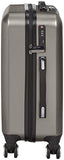 AmazonBasics Metallic Hardshell Carry-On Spinner Luggage Suitcase with TSA Lock - 20 Inch, Graphite
