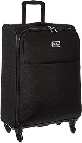 Vera Bradley Large Spinner, Classic Black, One Size
