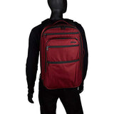 ebags etech 3.0 Carry-On Travel Backpack With Expandable Sides - Fits 17" Laptop - (Crimson Red)