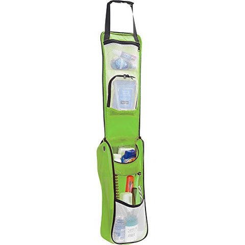 eBags Ultralight Toiletry Cube - Slim - Hanging Travel Toiletry Bag - (Green)