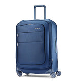 Samsonite Flexis Expandable Softside Checked Luggage With Spinner Wheels, 25 Inch, Carbon Blue