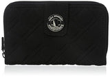 Vera Bradley Turnlock Wallet, Classic Black, One Size