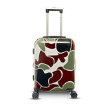 Gabbiano Camo Collection 3 Piece Hardside Spinner Set (Green)