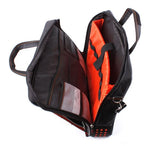DURAGADGET Black and Orange Padded Carry Bag/Case with Removable Shoulder Strap for The Acer Aspire