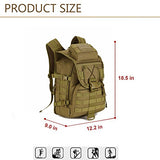 40L Tactical Daypack MOLLE Assault Backpack Pack Military Gear Rucksack Large Waterproof Bag