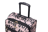 BCBGeneration BCBG Luggage Perf-ECT Expandable 28'' Softside Suitcase With Spinner Wheels (28in, Perf-ECT Pink)