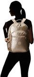 Seoul L Solid Laptop Backpack, Sparkly Gold