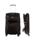 Biaggi Luggage Contempo Foldable 22" Spinner Carry On, Black