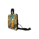 Interestprint Egypt Women Shoulder Strap Computer Bag, Ancient Egyptian Parchment Neoprene Laptop