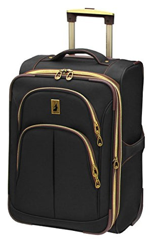 London Fog Coventry Ul Collection 21 Inch Expandable Upright, Black, One Size