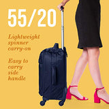 Lipault - Original Plume Spinner 55/20 Luggage - Carry-On Rolling Bag For Women – Navy