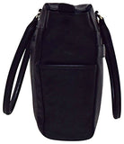 Kenneth Cole Reaction Tote And Tie Single Gusset Top Zip Computer Carry On Tote (Black)