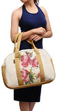 Women'S Peony Abstract Pattern-6 Printed Canvas Duffel Travel Bags Was_19