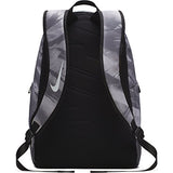 NIKE Brasilia All Over Print Backpack, Atmosphere Grey/Black/White, X-Large