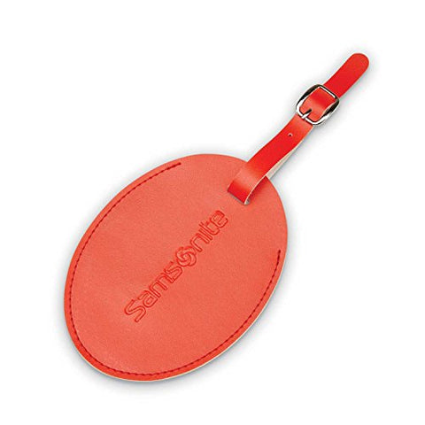 Samsonite Large Vinyl Id Tag, Varsity Red