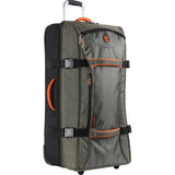 Timberland Luggage Twin Mountain 30 Inch Wheeled Duffle, Burnt Olive/Burnt Orange, One Size