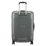 DELSEY Paris Luggage Cruise Lite Hardside 2.0 25" Checked Lightweight Suitcase, Platinum