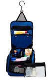 Medium Size Hanging Toiletry Bag with Detachable TSA Compliant Zipper Pocket & Swivel Hook (Marine)