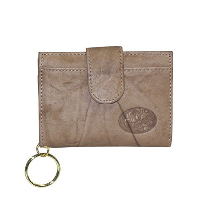 Buxton Heiress Pik-Me-Up Tab Card Case, ginger snap