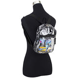 Eastsport 100% Transparent Clear MINI Backpack (10.5 by 8 by 3 Inches) with Adjustable Straps