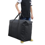 Extra Large Black Handy Storage Bag Home Organizer Travel Duffle Cargo Bag Tote
