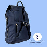 Lipault - Plume Avenue Backpack - 15" Laptop Over Shoulder Purse Bag for Women - Night Blue