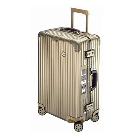 Rimowa Lufthansa Private Jet Collection Suitcase 63.5L Titanium Electronic Tag