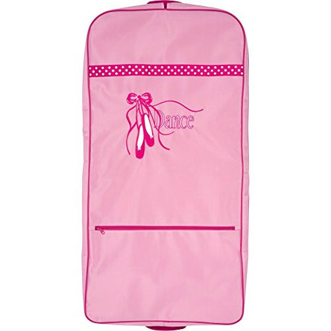 Sassi Designs Girls Pink Polka Dot Ballet Shoes Sweet Delight Dance Garment Bag