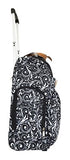 Trendy Flyer Duffel/Tote Bag Gym Luggage Case Wheel Purse Damask