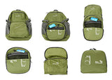Outlander Packable Lightweight Travel Hiking Backpack Daypack (New Green)