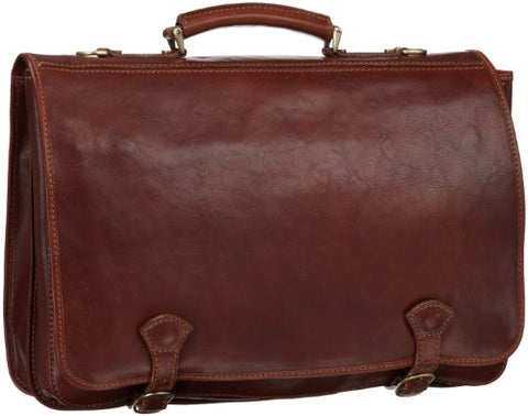 Floto Luggage Piazza Messenger Bag, Brown, One Size