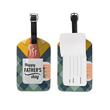 Luggage Tags Vintage Happy Fathers Dad Day Travel Baggage Tags