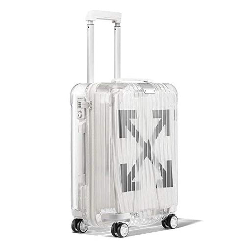 Rimowa x Off-White IATA Cabin Size transparent white
