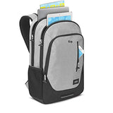 Solo Varsity Region Laptop Backpack for women and men. Fits 15.6-inch laptop and notebook perfect for business, travel, school and college - Grey