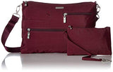 Baggallini Tablet Crossbody With Rfid, Eggplant, One Size