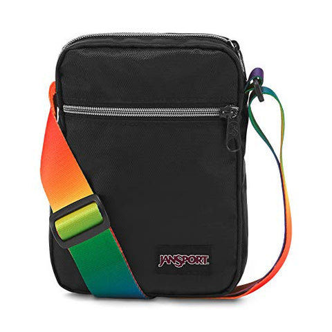 JanSport Weekender FX Crossbody Mini Bag - Rainbow Webbing