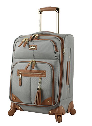 Steve Madden Luggage Carry On 20" Expandable Softside Suitcase With Spinner Wheels (20In, Harlo