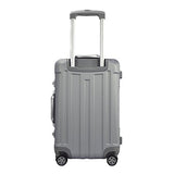TPRC Seattel Hardside Rolling Carry-On Luggage, Silver, 20-Inch