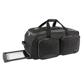 Fila 26" Lightweight Rolling Duffel Bag, Black, One Size