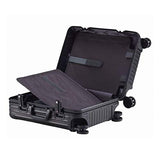 Rimowa Lufthansa Alu Premium Collection Suitcase 32L Cabin Trolley, Black