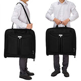 3 Suit Carry On Garment Bag for Travel & Business Trips With Shoulder Strap 40'' Bagazzi Brand