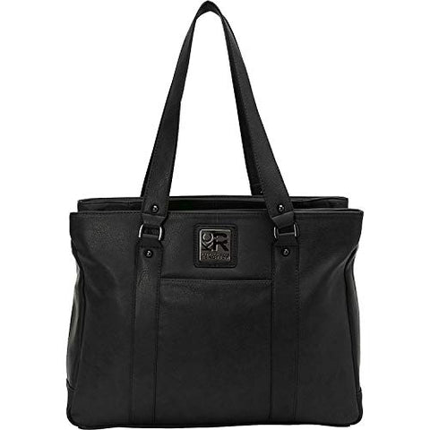 Kenneth Cole Reaction Luggage Hit Women's Pebbled Faux Leather Triple Compartment 15" Laptop