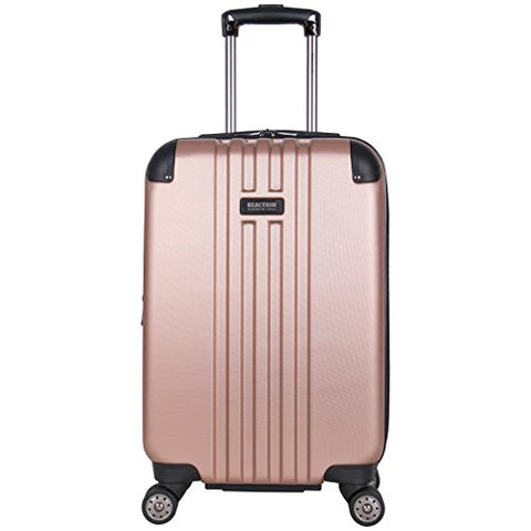 Kenneth Cole Reaction Reverb 20" Hardside Expandable 8-Wheel Spinner Carry-on Luggage, Rose Gold